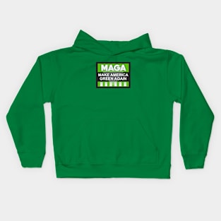 MAGA Make America Green Again Kids Hoodie